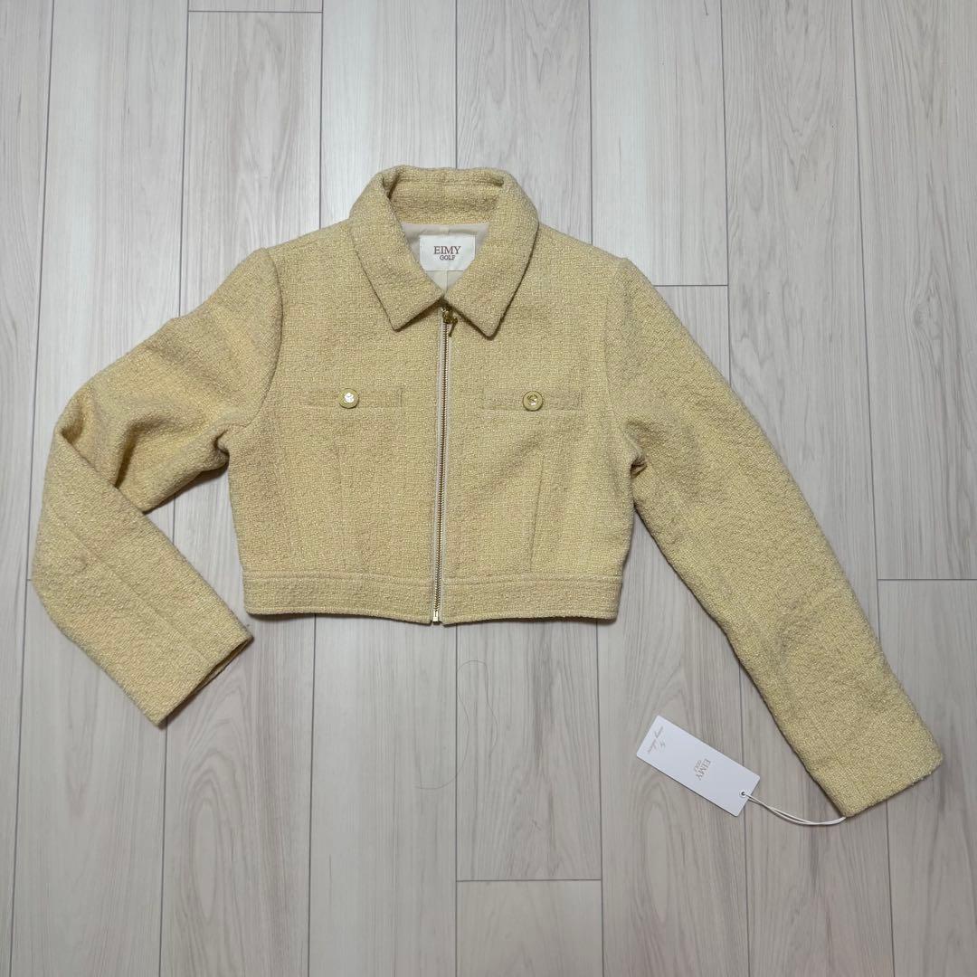 新品 エイミー ワンピース ジャケット インナーパンツ 3点セット 春 イエロー