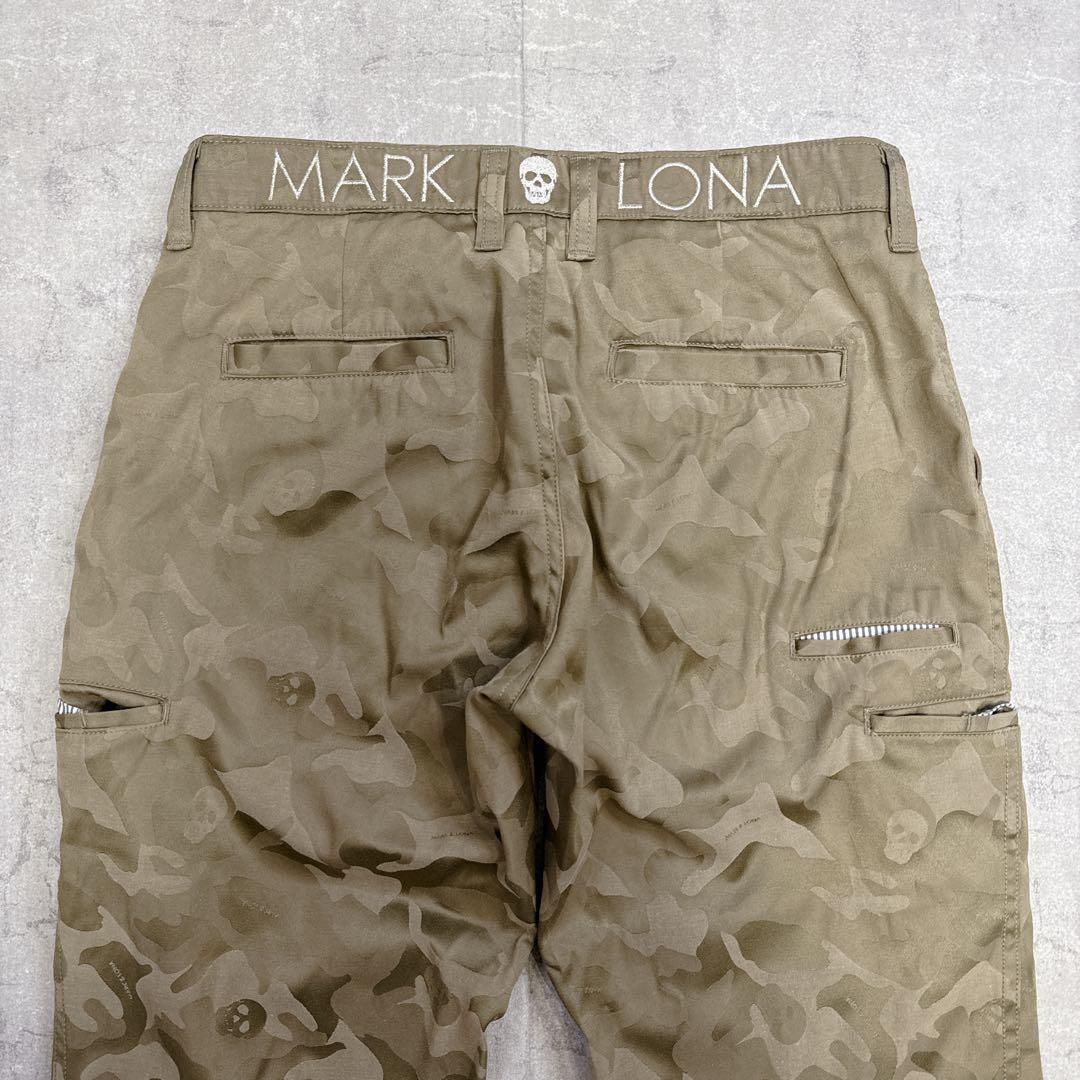 MARK&LONA マークアンドロナ ゴルフパンツ 迷彩 カモフラ スカル Ｌ