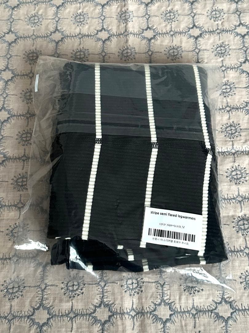 levdance ストライプBLACKカラー　Mサイズ　新品未開封