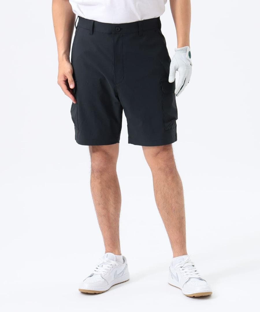 ⓂBEAMS GOLF（ビームス ゴルフ）ストレッチ カーゴショーツ BLACK