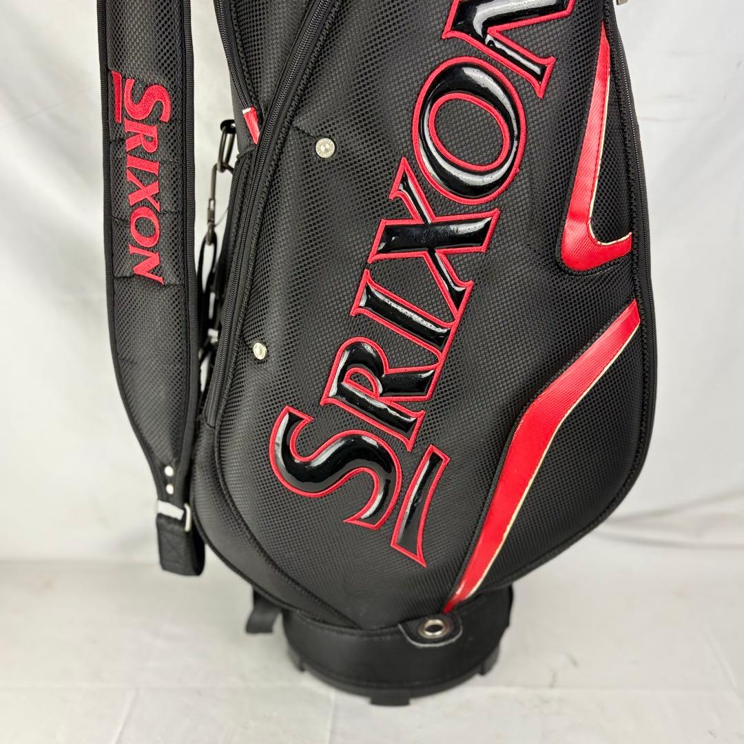 SRIXON スリクソン キャディバッグ ゴルフバッグ 5分割 赤黒