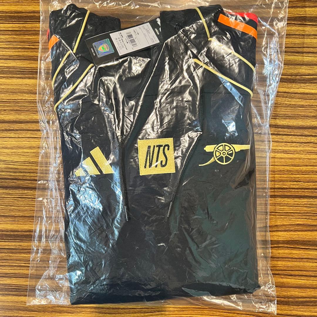 アディダス アーセナル×NTS パーカー　【新品 】ブラック XL adidas