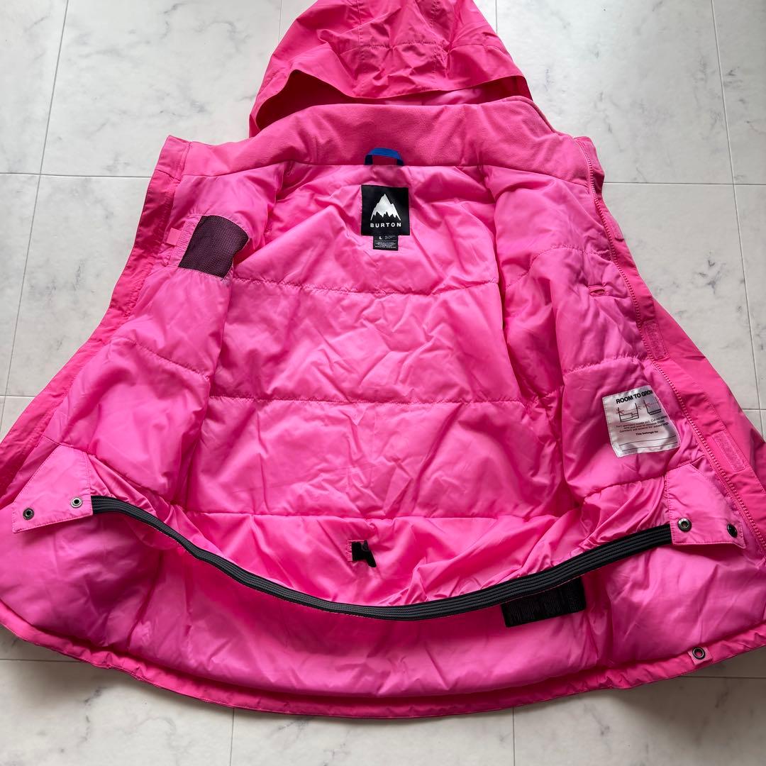 タグ付き BURTON バートン スノーウェア 150cm L ピンク ガールズ