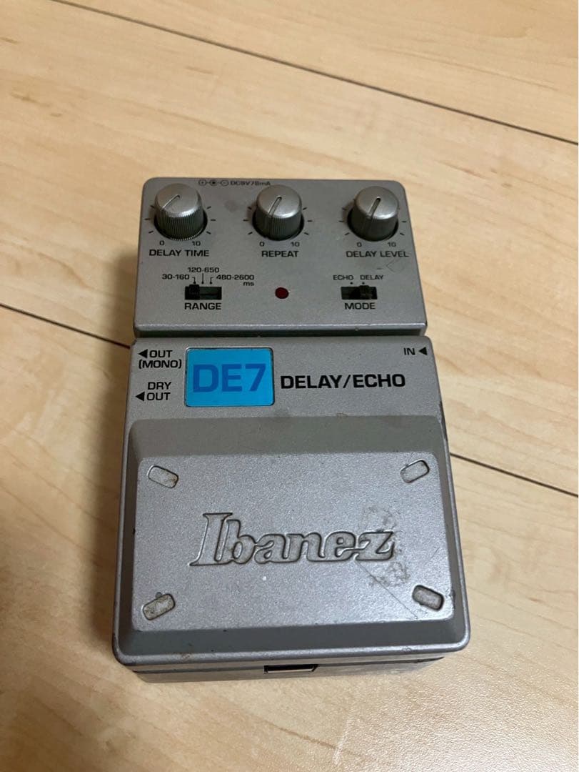 Ibanez DE7ディレイ/エコーエフェクター