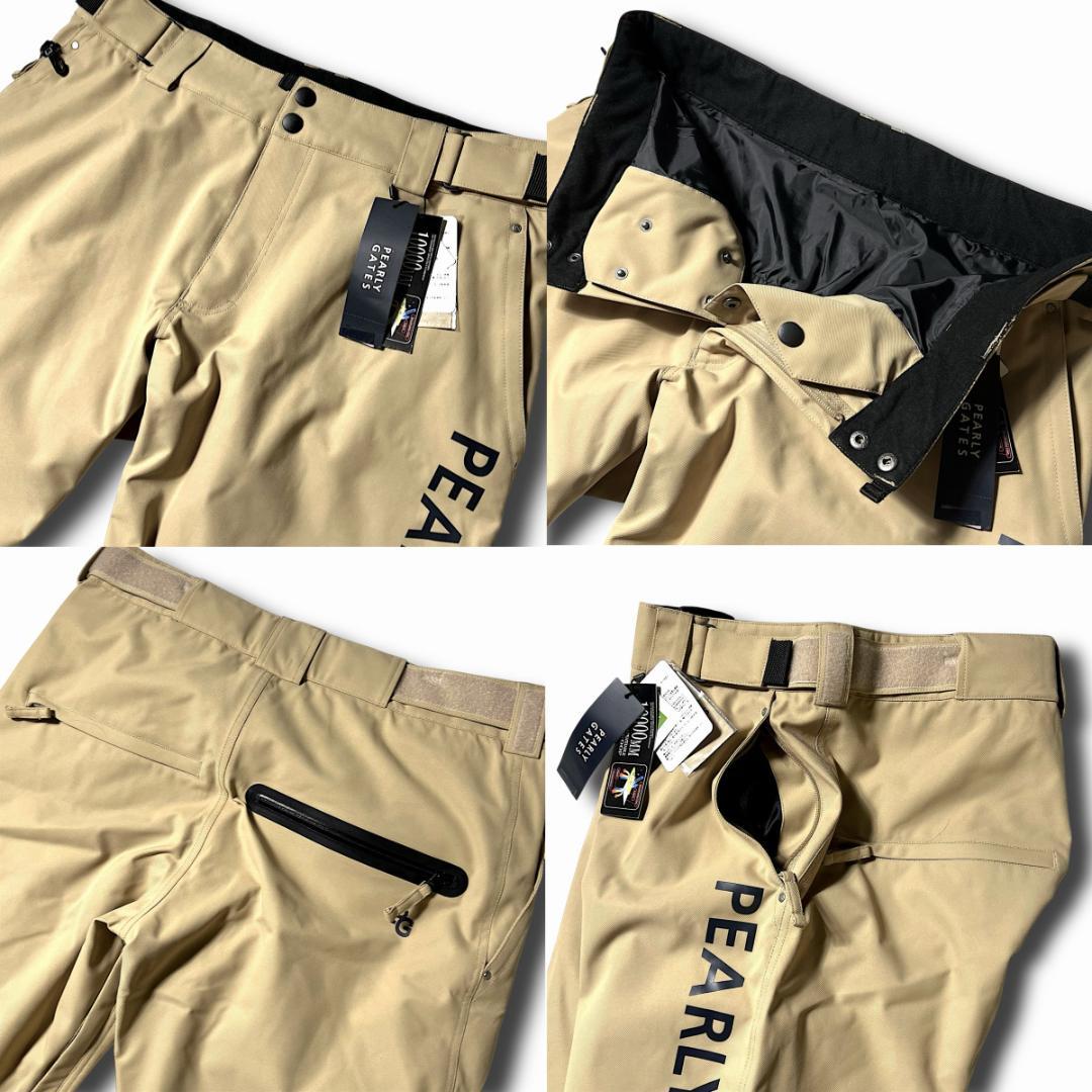 k*n様 ベージュ パーリーゲイツ 定価10.4万 防水防風 上下セット スノー