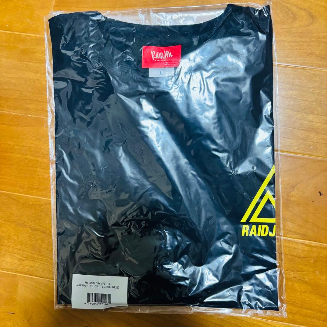 レイドジャパン　Mt. RAID DRY TEE ダークネイビー　新品　L 金森