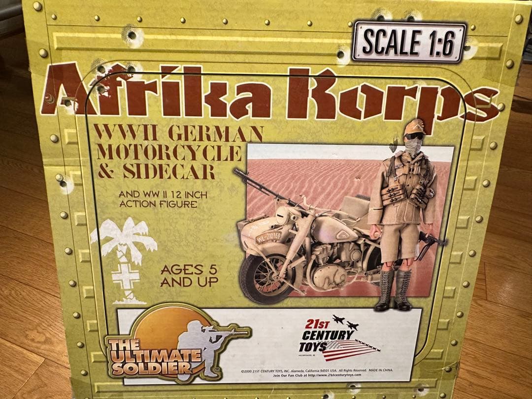 絶版品　1/6サイズ　ドイツ軍アフリカ大隊　サイドカー