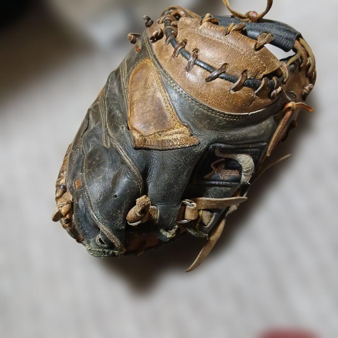 レザー製 野球グローブ キャッチャーミット