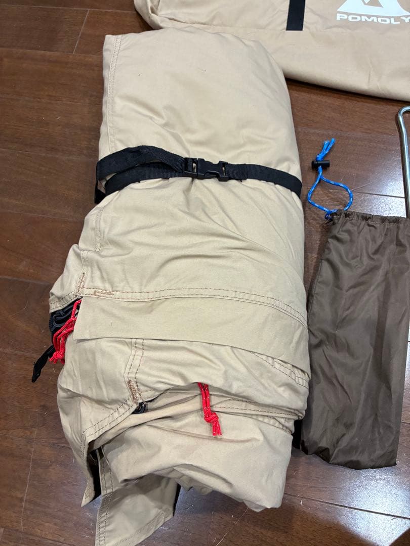 POMOLY FORT TC パップテント | 1-2人用 （煙突穴付き）軍幕