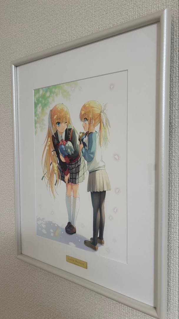 リトルバスターズ　複製原画　沙耶&あや　朱鷺戸沙耶　キャラファイングラフ
