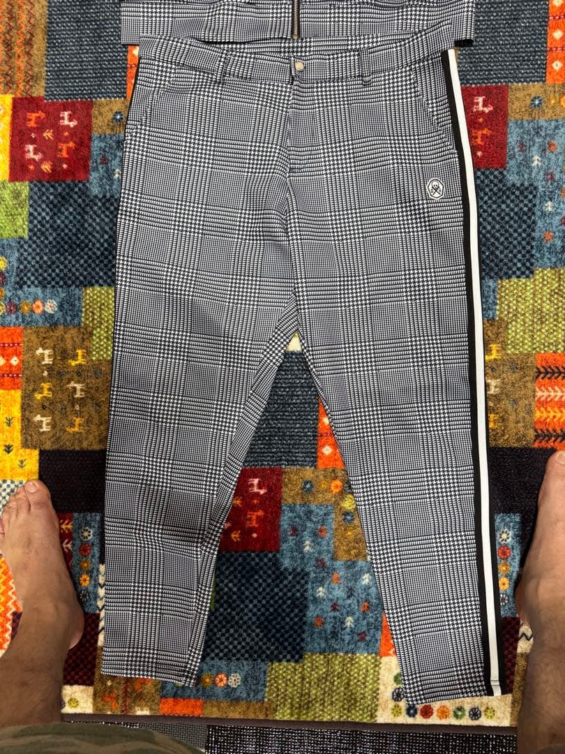 DIVINER GOLF チェック柄　セットアップ　XXL