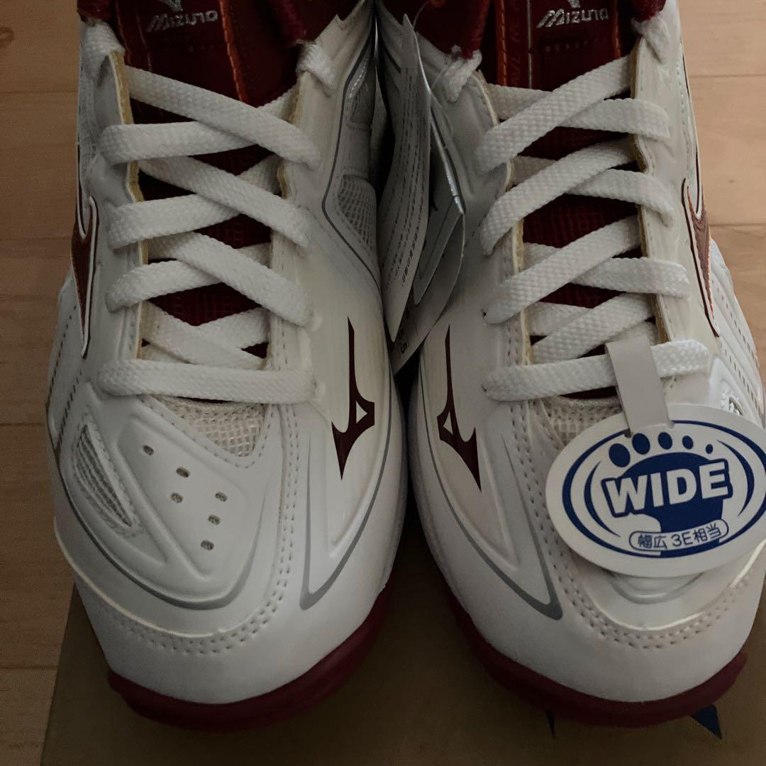 (新品)Mizuno WAVE REAL BB5 WD 25.5cm