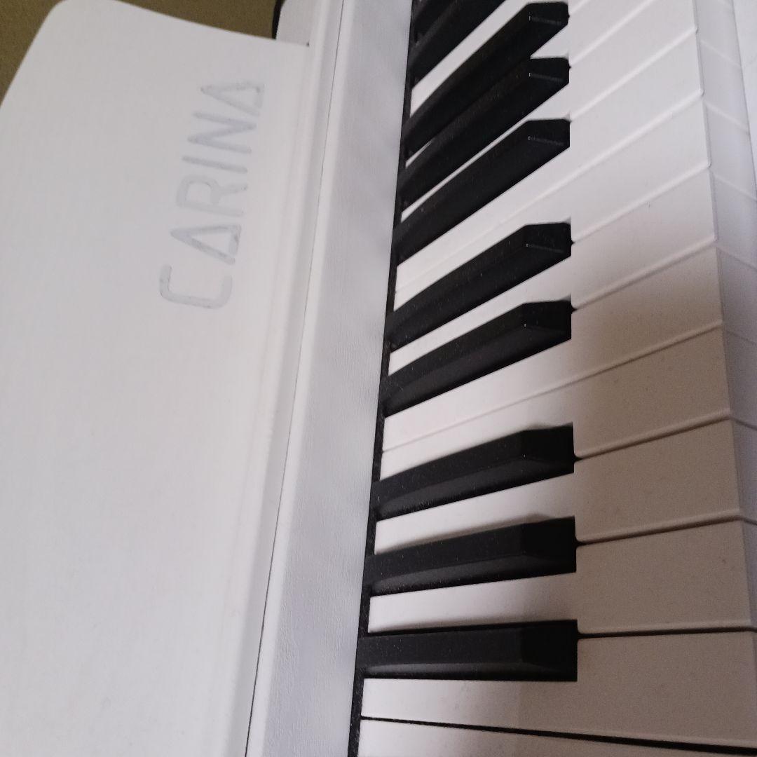 carina電子ピアノ 88鍵盤　本体 木製　ホワイト