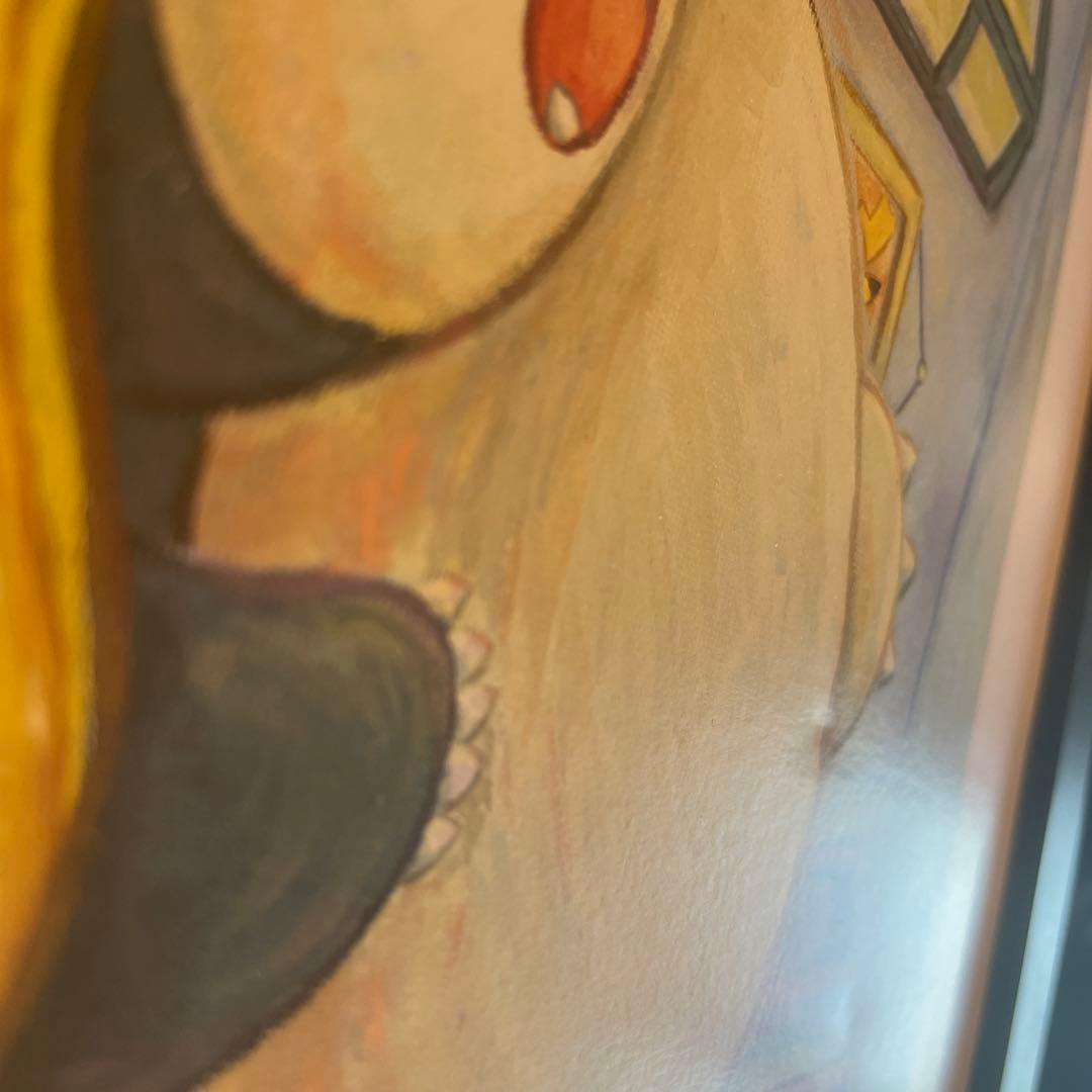 カビゴンアートプリント　ゴッホ展　ポケモン　カビゴン　アートプリント