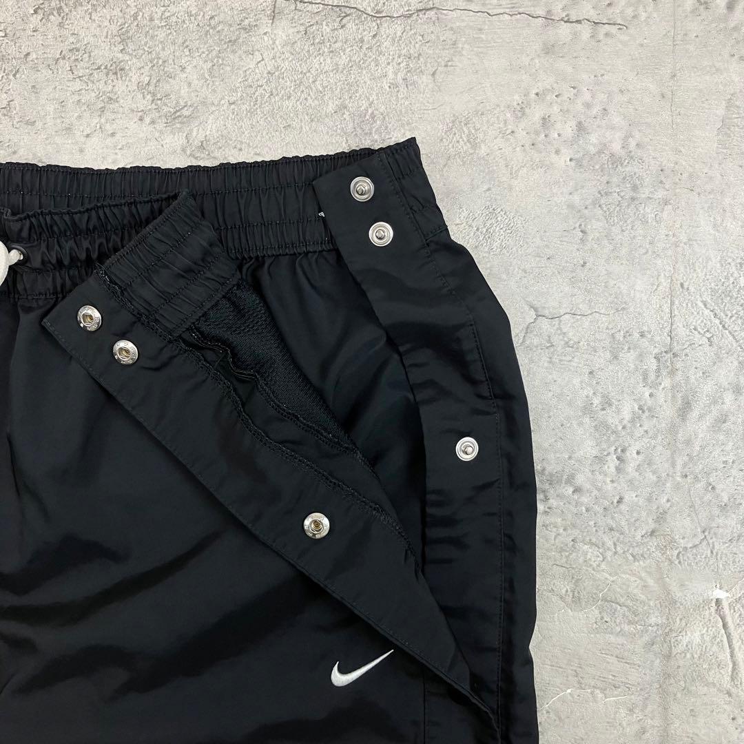 NIKE ナイキ ティアアウェイ パンツ 古着 刺繍 スウッシュ 黒 2XL