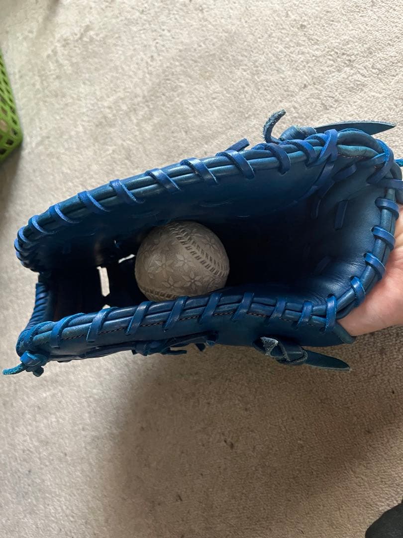 Mizuno Global Elite 軟式グローブ 青