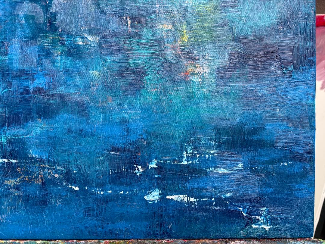 絵画　油絵　原画　抽象画　現代アート　F8