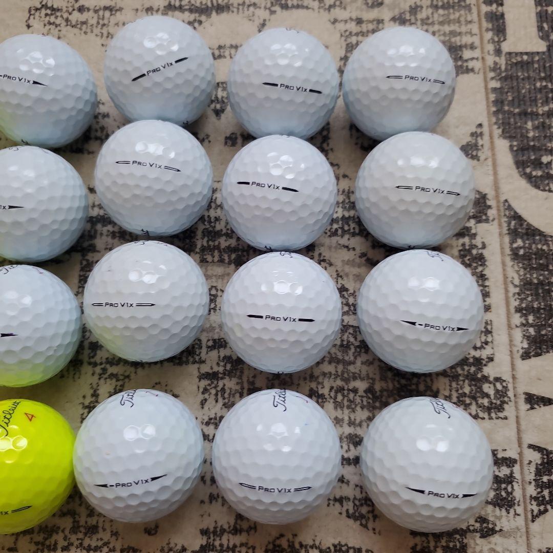 美品タイトリスト 　PROV1xゴルフボール セット 24個