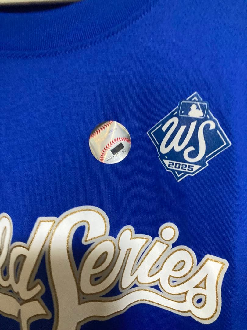 MLB★ドジャース★2025ワールドシリーズ★選手着用★Tシャツ★XXL