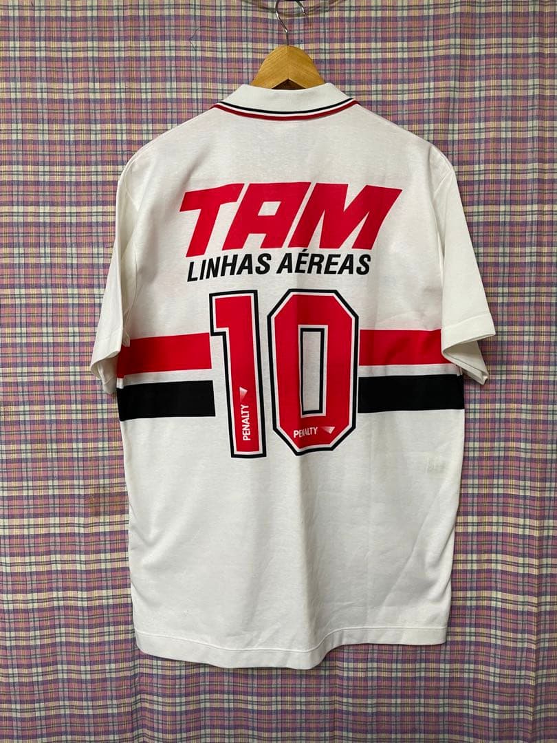 ブラジル製サンパウロFC◼️90sビンテージ・サッカー・ゲーム・シャツ