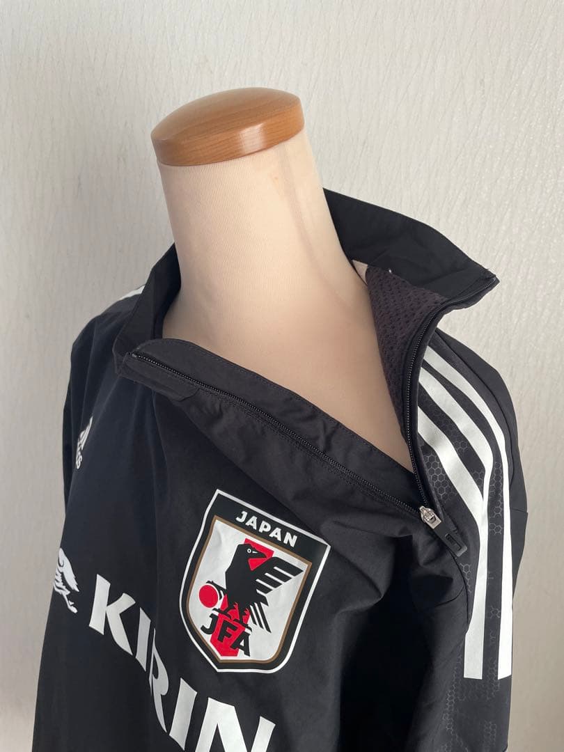 アディダスJFA 日本代表 KIRINウィンドブレーカー 黒 XOサイズ