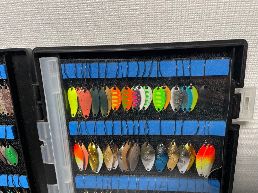 TAKE エリアトラウト 管釣 引退 マイクロスプーン 157枚 ケース付