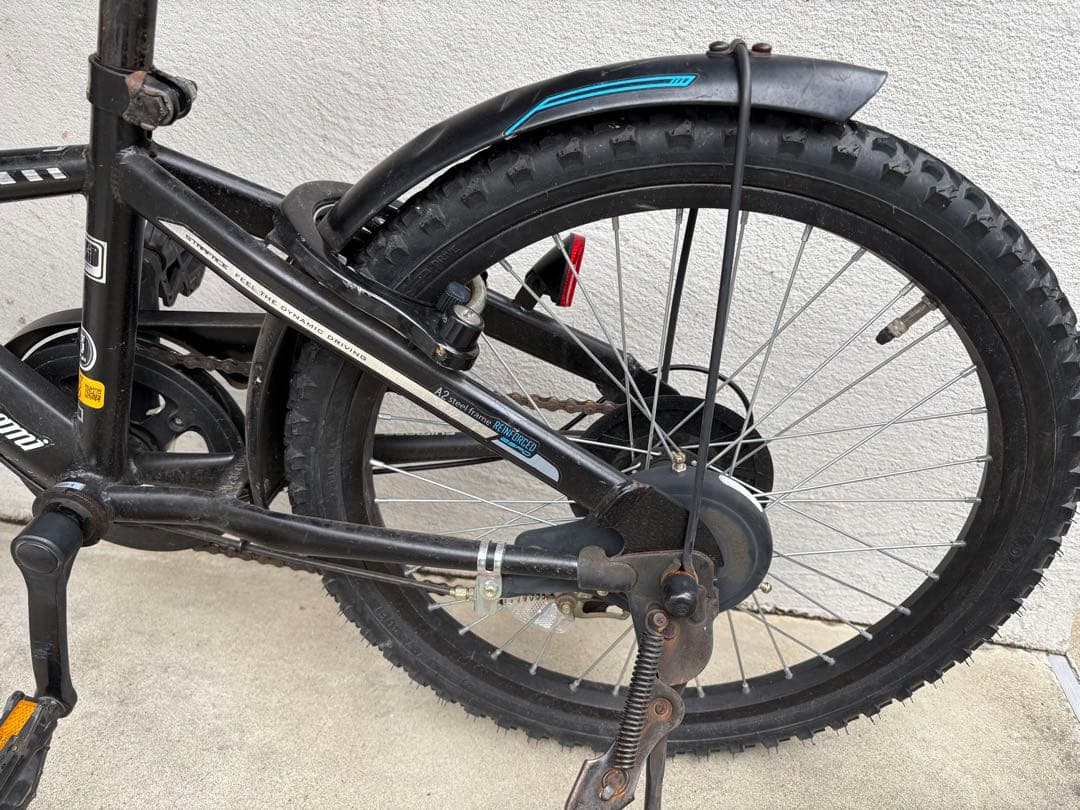 【来月早々に削除】子供用自転車 スターフェイスA20ギア付き 黒