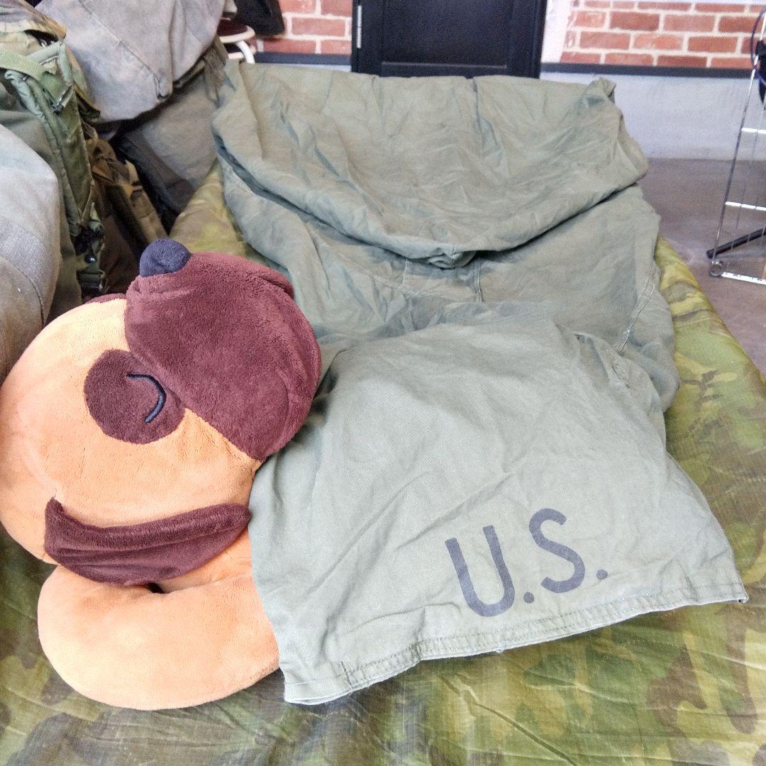 米軍 アメリカ軍 実物 M-1945 スリーピングバッグ 寝袋 カバー 程度良