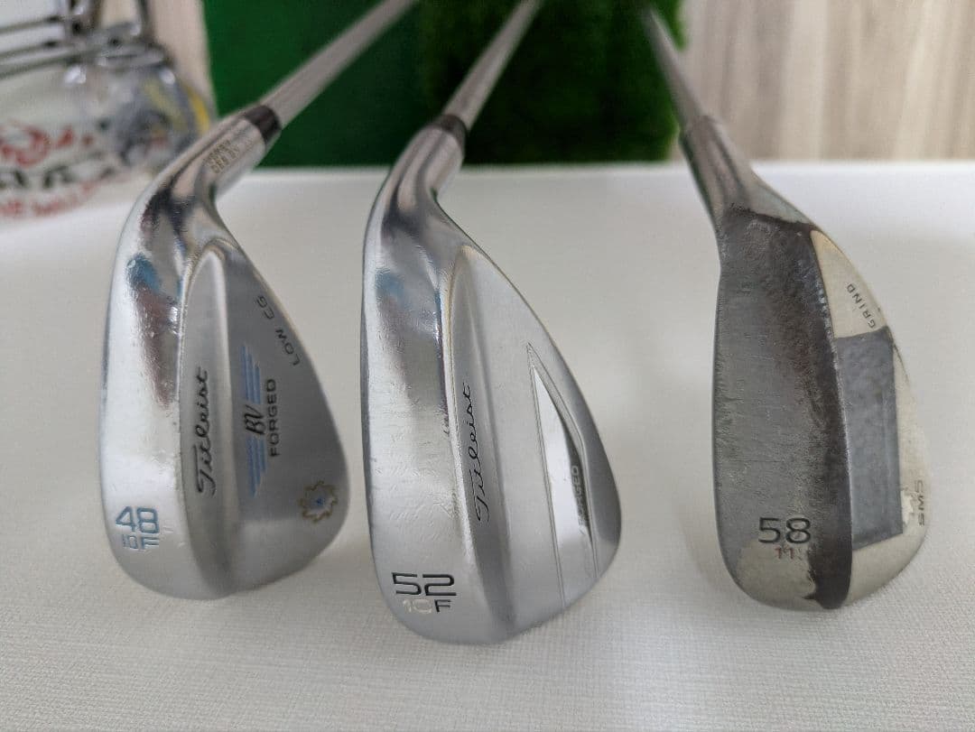 タイトリストボーケイウェッジ3本セット 48° 52° 58° MCI