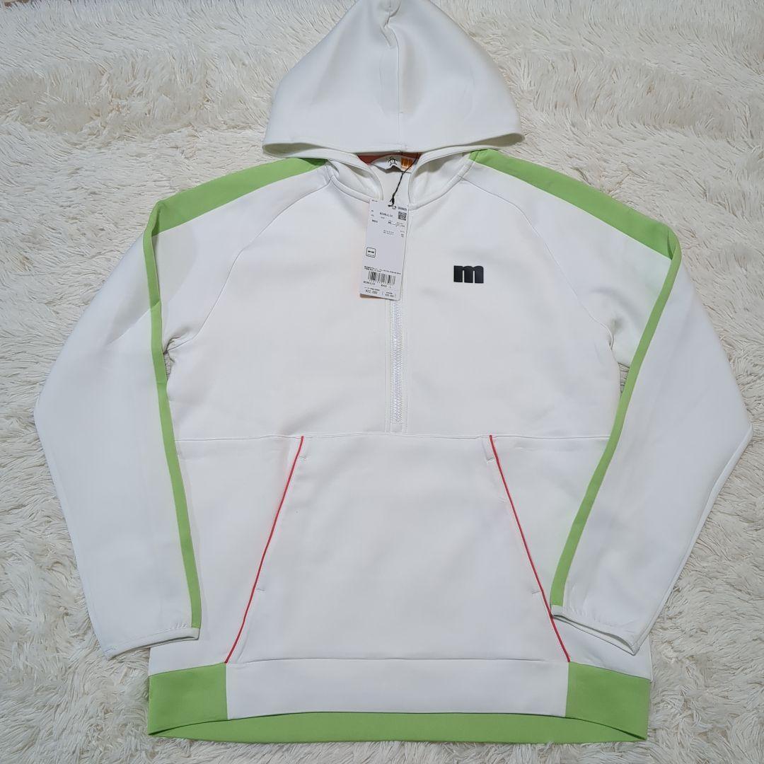 【新品】MunsingwearストレッチダンボールポンチハーフZIPフーディ　L