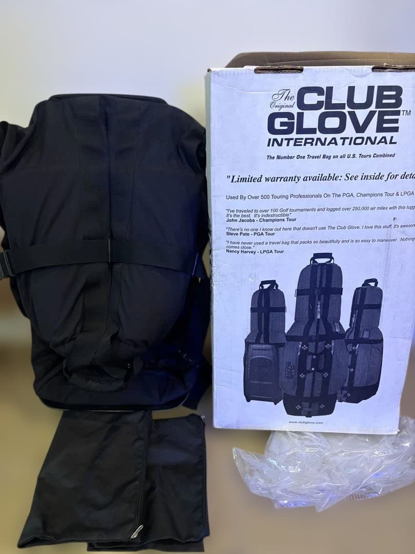 CLUB GLOVE INTERNATIONAL ブラック ゴルフバッグ