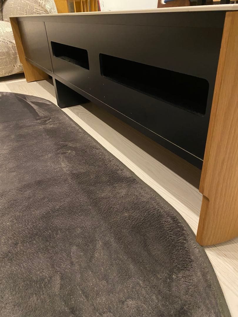 AV機器収納テレビ台 ナチュラル木目調