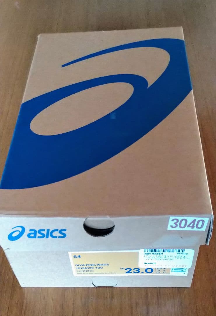 S4　asics 　ランニングシューズ　 マラソンシューズ　ピンク/オレンジ