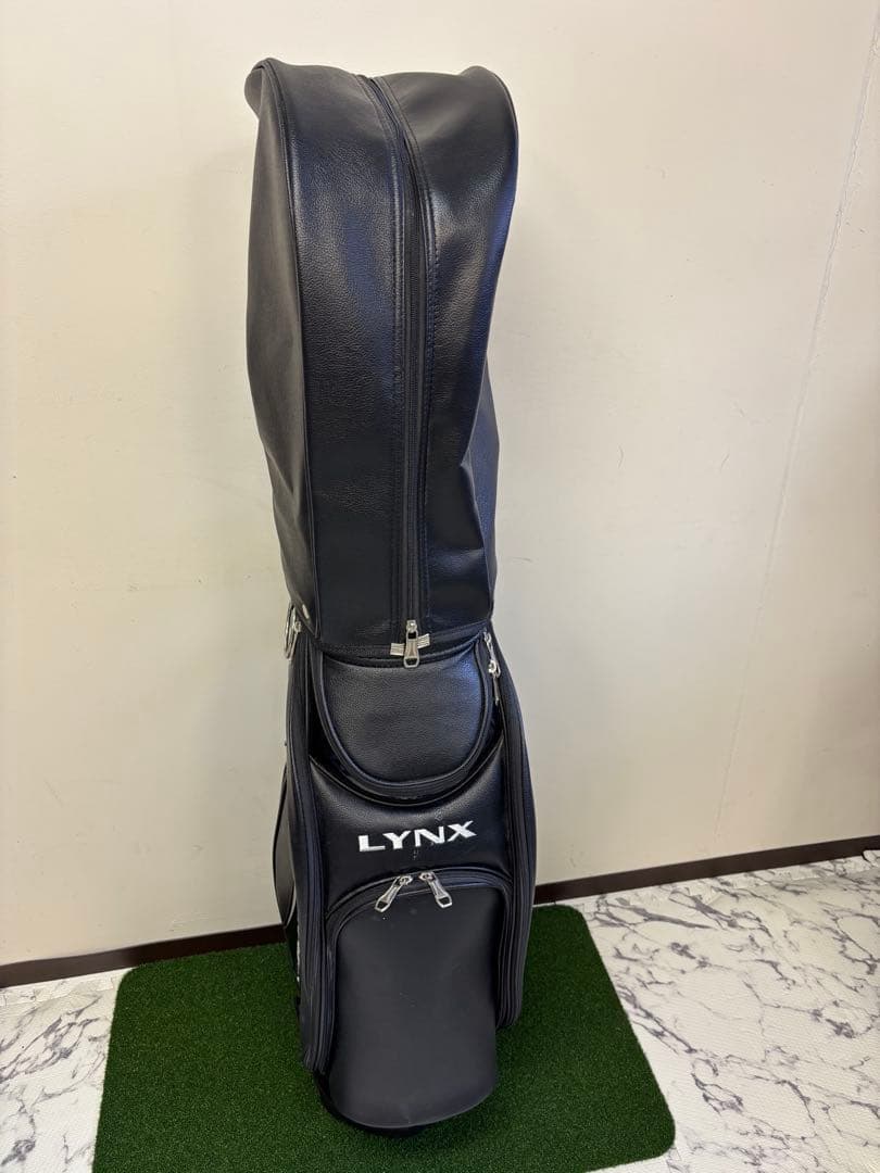 【美品】LYNX SILVER CAT ゴルフバッグ・キャディバッグ
