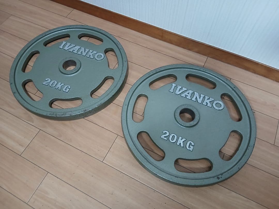 ①IVANKOイヴァンコ ラバープレー20kg x 1枚穴径50mm(同時購入)