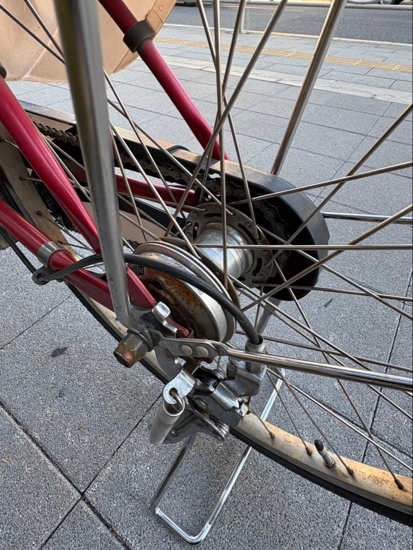シティタイプ 電動アシスト自転車 赤