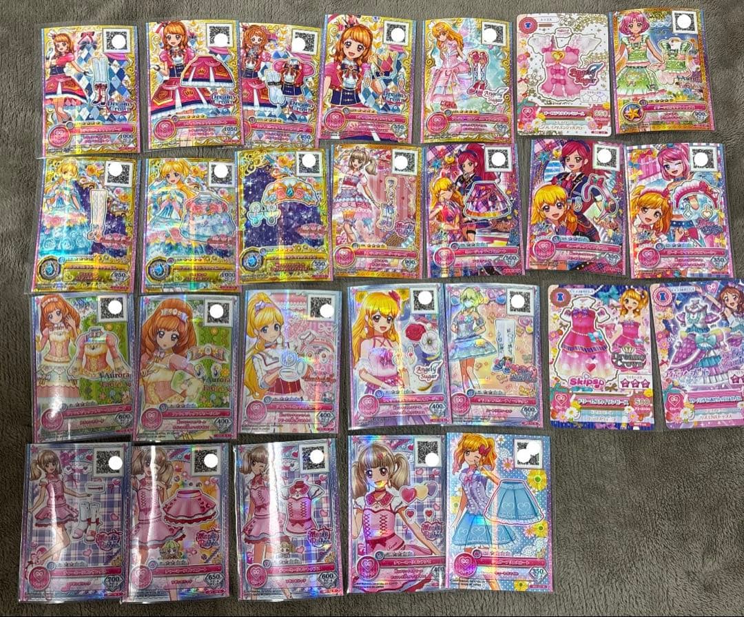 アイカツ　オンパレード　フレンズ　学生証・サインカード・配布カード未開封あり