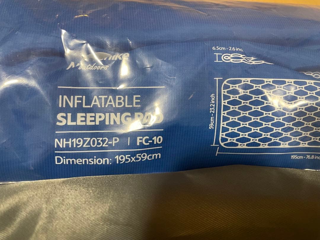 Naturehike インフレータブルスリーピングマット 3個セット