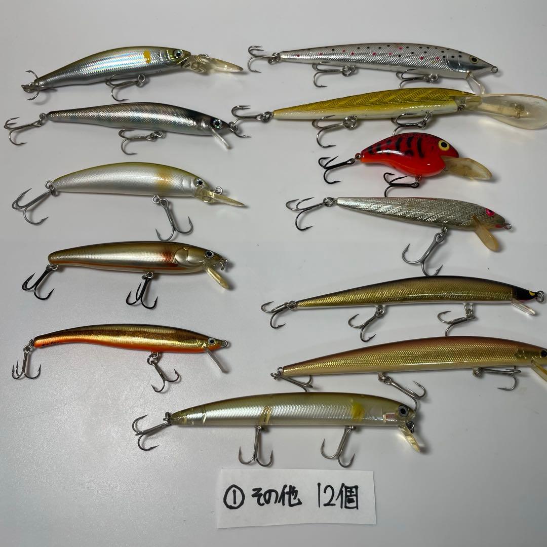 引退品 72個 ルアー 大量セット おまとめ ジャッカル バスデイ ダイワ など