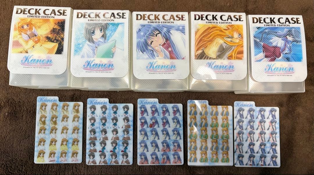 美品 超希少 Kanon デッキケース 5個セット key カノン 骨董品