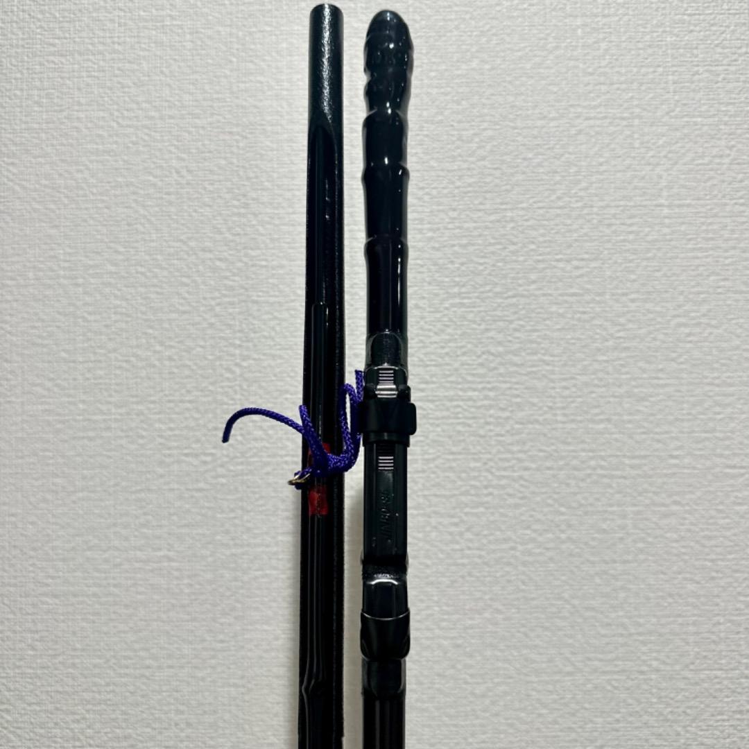 新品　旭信　チヌヘチ竿 布袋竹　淡竹　2.45m 2本継ぎロッド　きょくしん