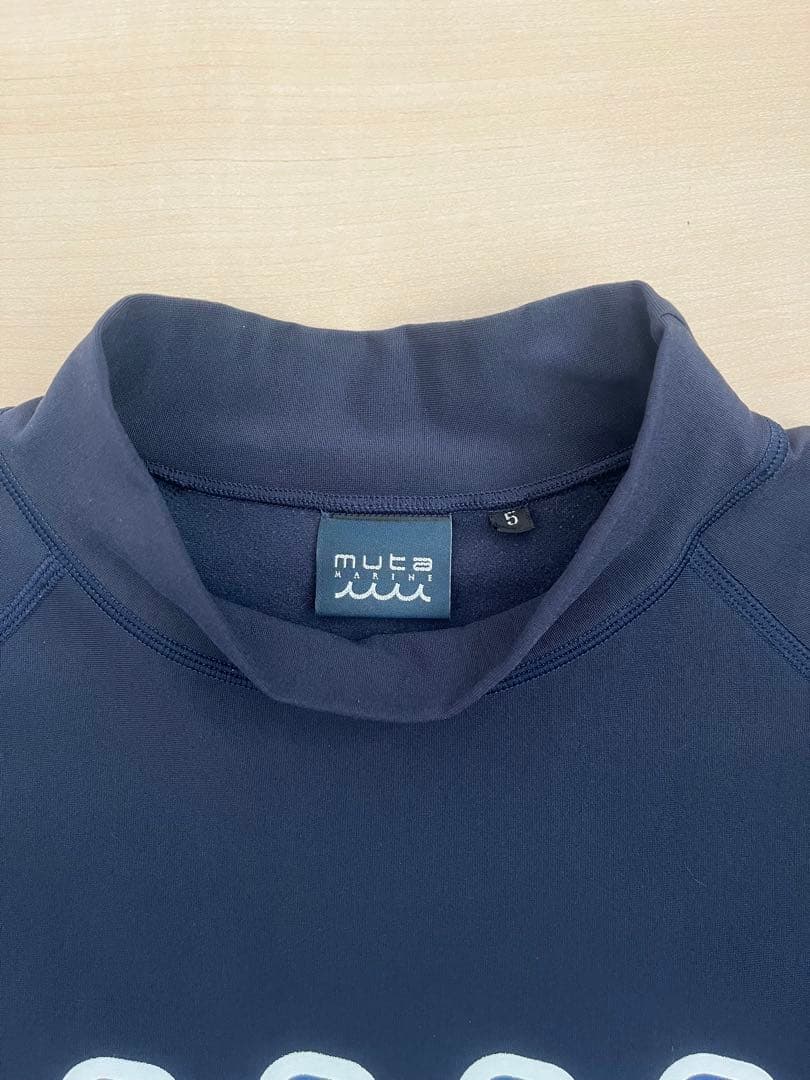 MUTA MARINE ヒートパフォーマ モックネックシャツ(ネイビー5)
