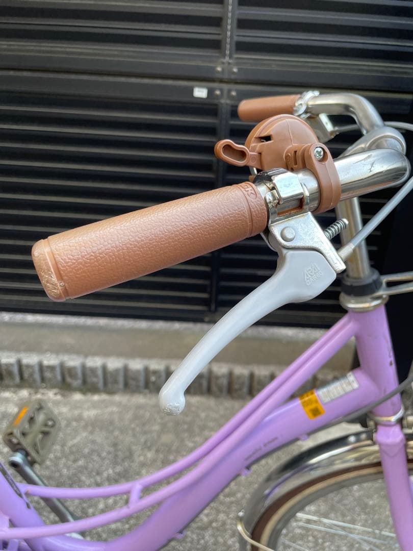 【引取限定】あさひフェリーク Jr. 24インチ 変速なし子供用自転車パープル