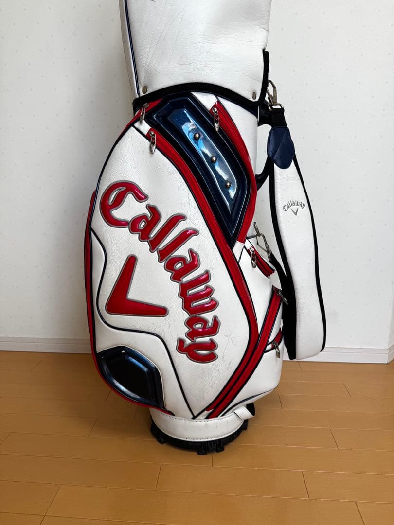 Callaway キャディバッグ 白/赤/青 おまけ ボール入付き