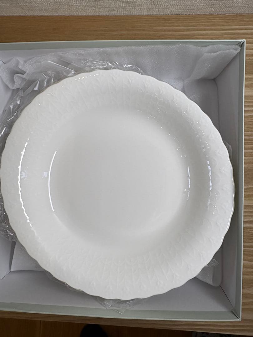 新品　￼ ナルミ　シルキーホワイト5枚　カレー皿￼ パスタ皿￼