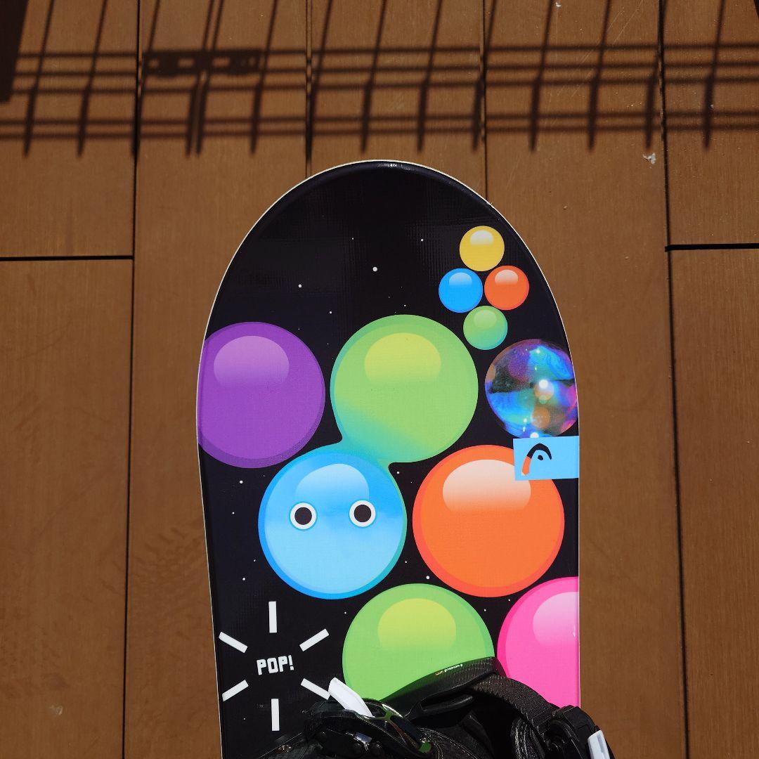 スノーボード ジュニア 2点セット HEAD 108cm ホットワックス済み
