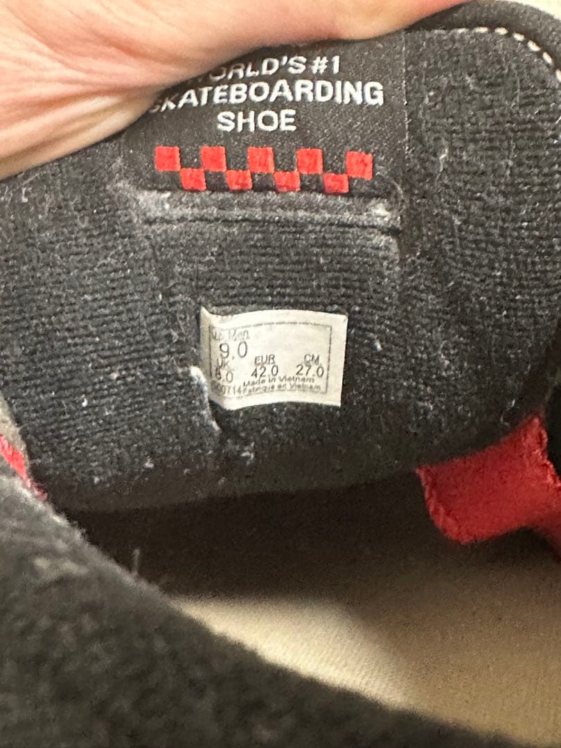 Vans Half Cab ブラック/ホワイト