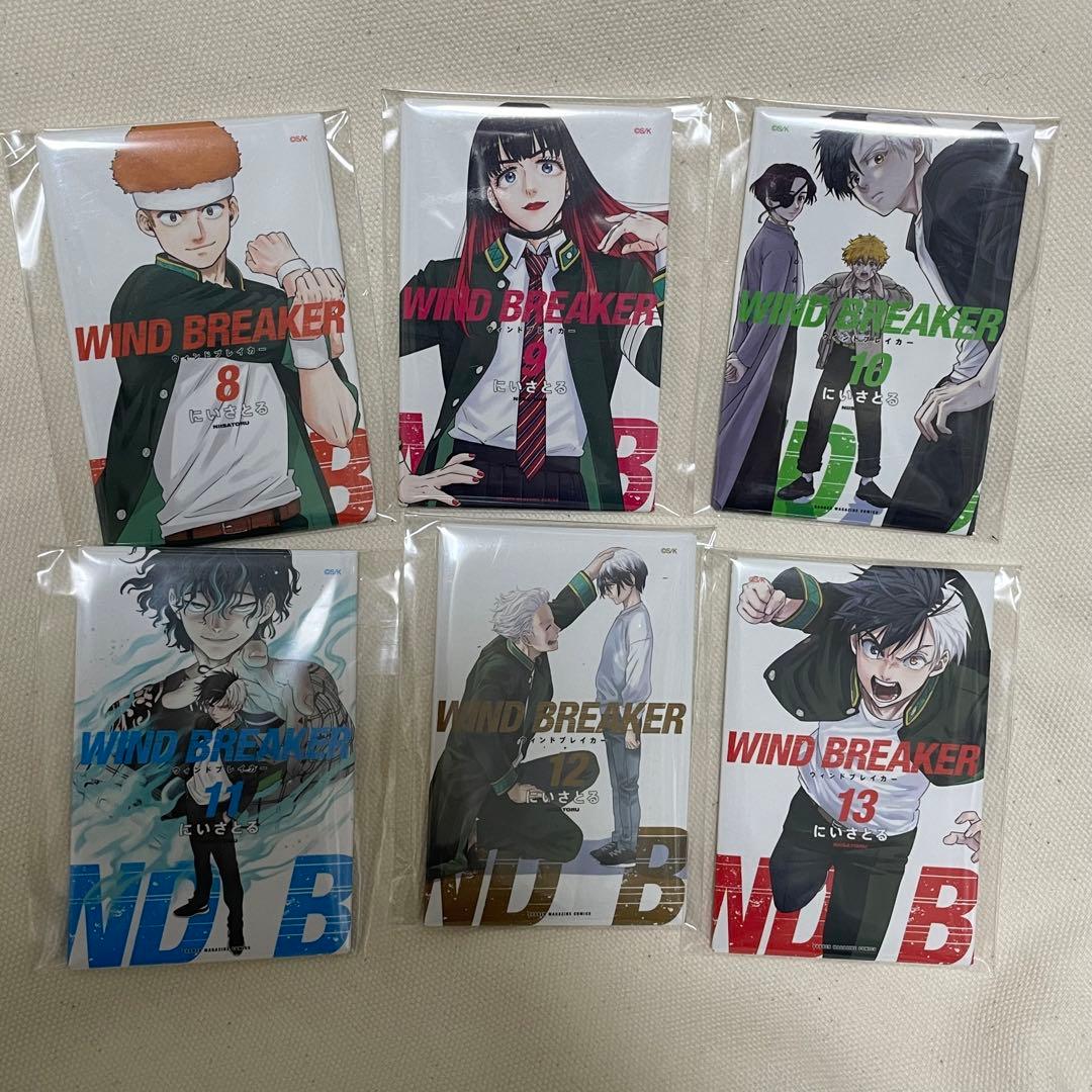 WINDBREAKER展 ランダム缶マグネット　16個　ウィンブレ展