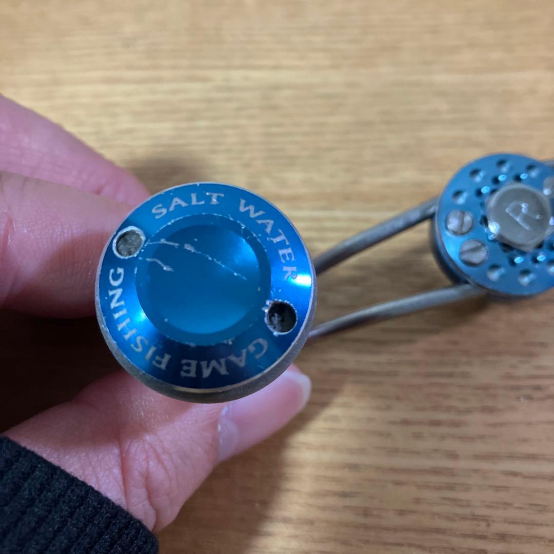 美品　レア　SOM NO LIMITS AC25RA ブルー　シマノ用　右巻き