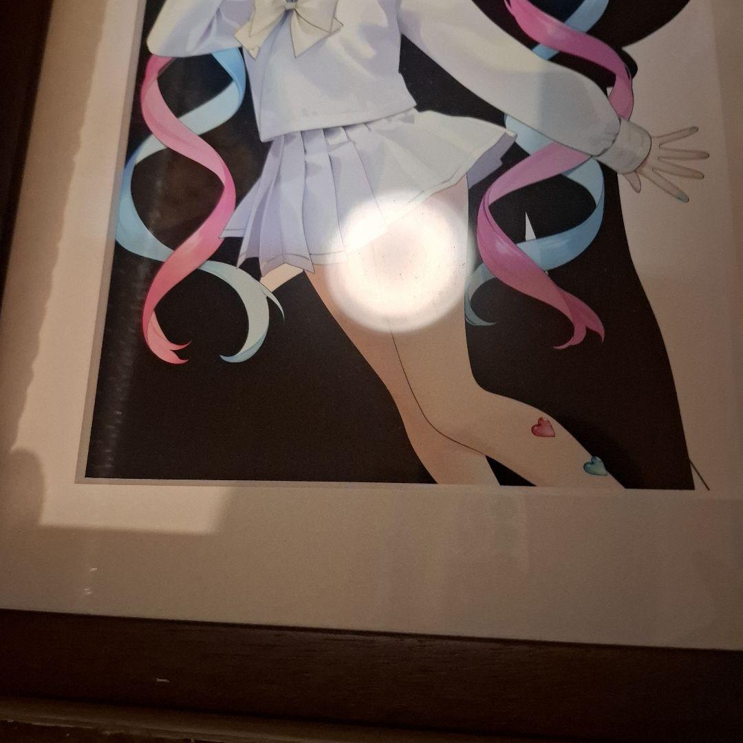 お久しぶり先生描き下ろし「超絶最かわてんしちゃん＆あめちゃん」複製原画
